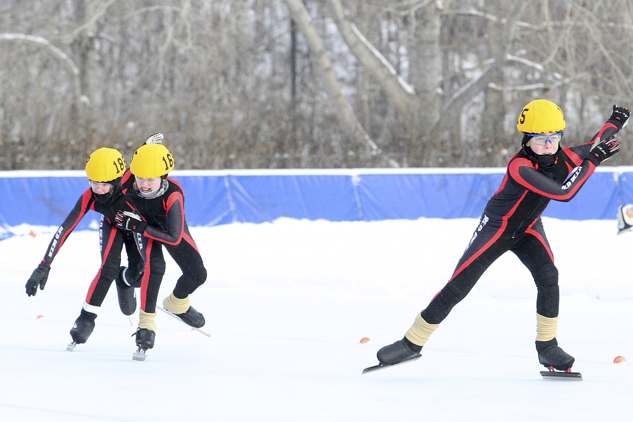 WATCH Skaters hit the outdoor oval for first ever Jeremy Wotherspoon Open Red Deer Advocate