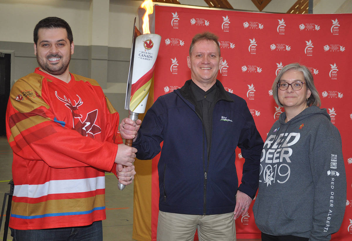 Photos Canada Winter Games torch stops in Wetaskiwin Red Deer Advocate