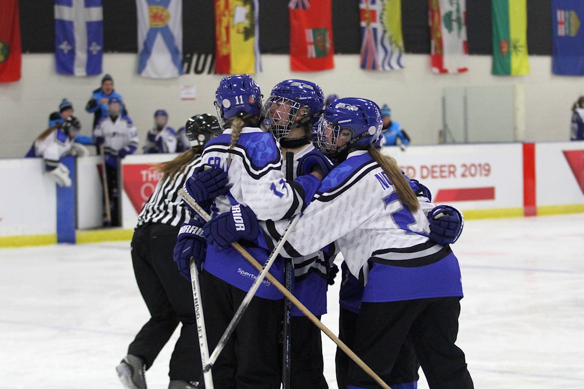 Team Nova Scotia upsets Alberta in Canada Winter Games ringette opener