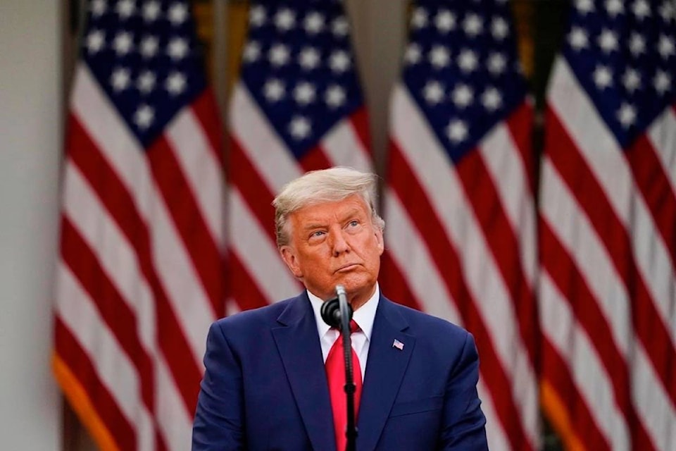 U.S. president Donald Trump is still planning on implementing tariffs of 25 per cent on Canada and Mexico starting Feb. 1. THE CANADIAN PRESS/AP, Evan Vucci