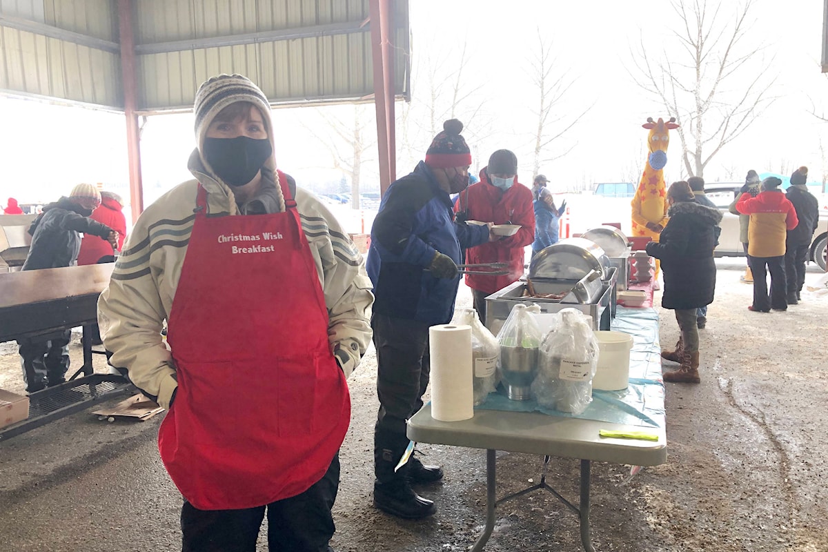 Outdoor Christmas Wish Breakfast helps central Alberta families this