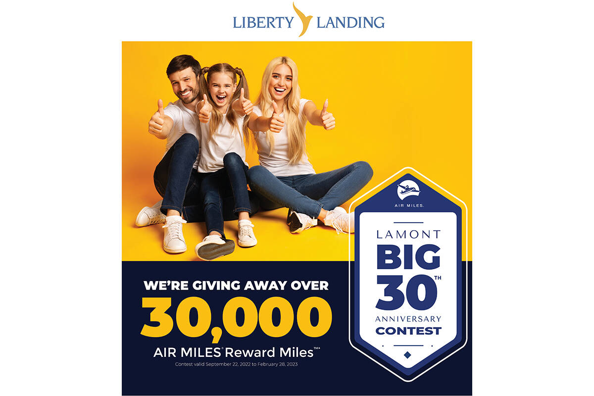When you purchase a new home in Gasoline Alley's Liberty Landing during the contest valid period, youll be entered for a chance to win a whopping 30,000 Reward MilesTM**!