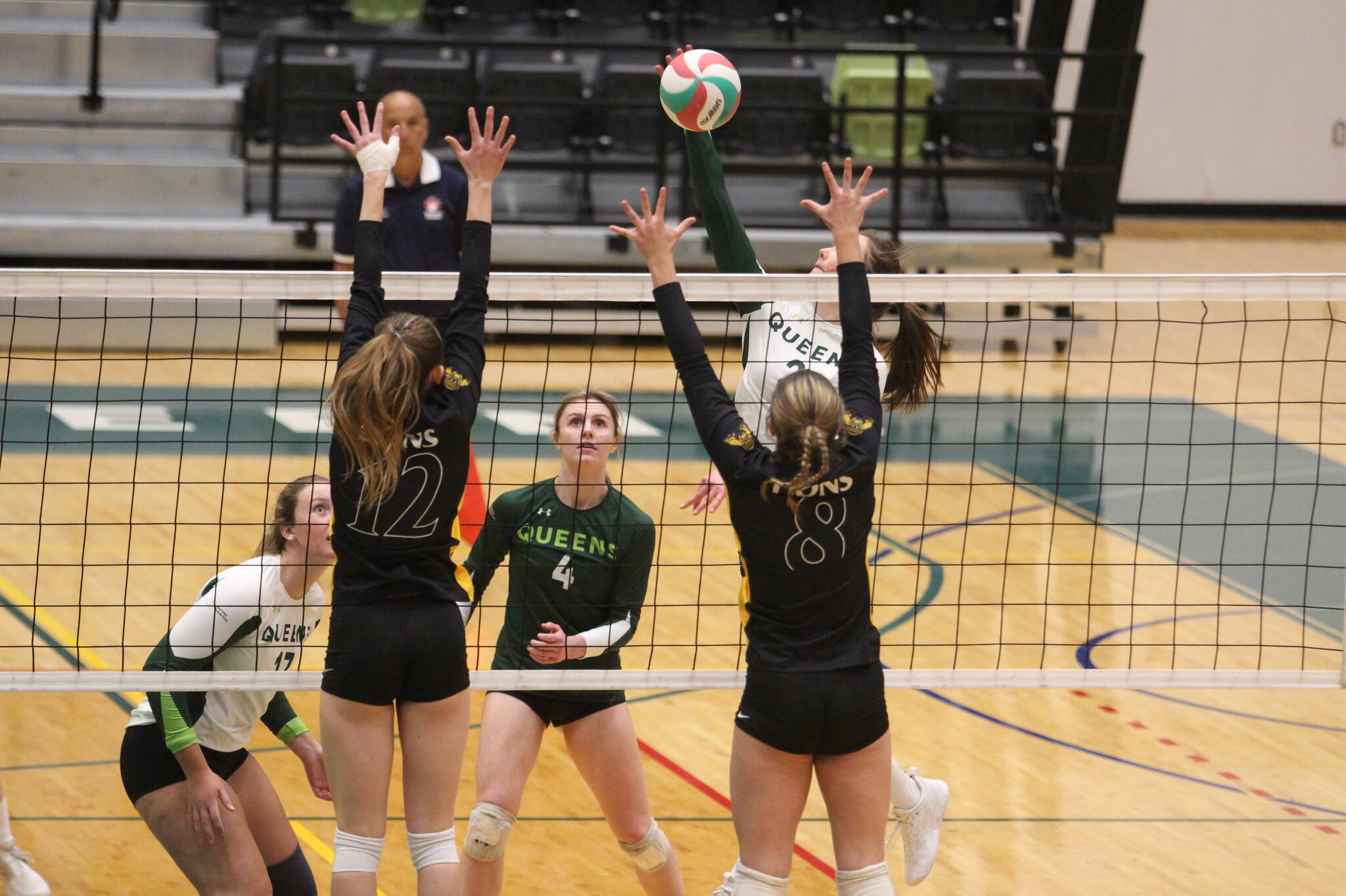 RDP Kings volleyball win in straight sets, Queens drop close match Red Deer Advocate