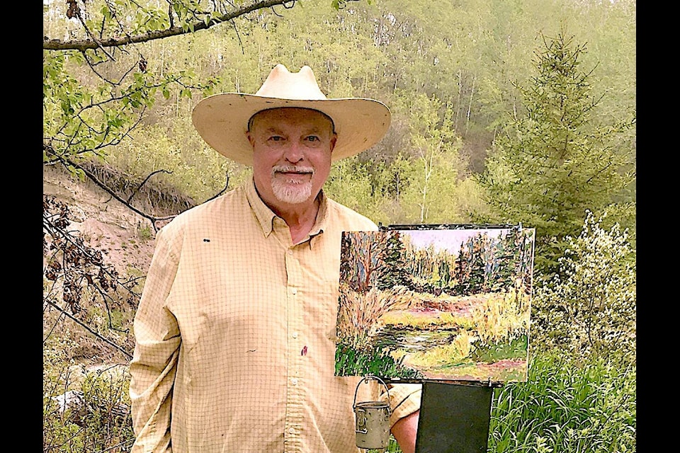 Sylvan Lake area artist Larry Reese is having a selection of paintings displayed at the Lacombe Memorial Centre.
(Photo submitted)