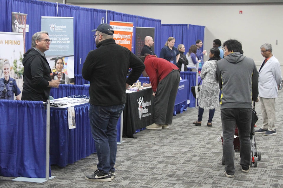 20plus exhibitors look for employees at Red Deer career fair Red