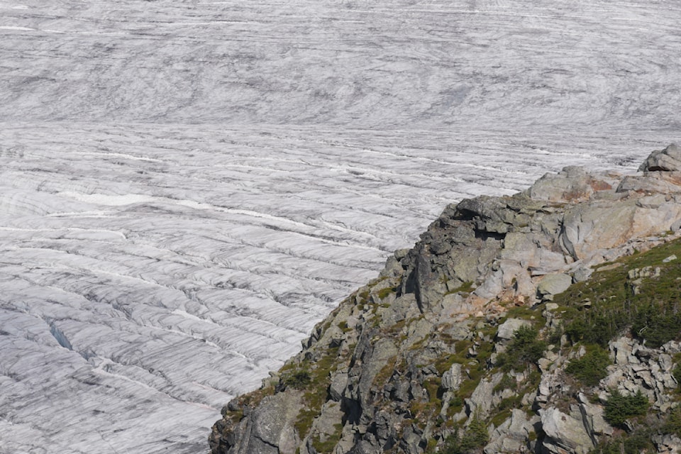The Illecillewaet Glacier pictured from Glacier National Park's Glacier Crest on Aug. 3, 2025.