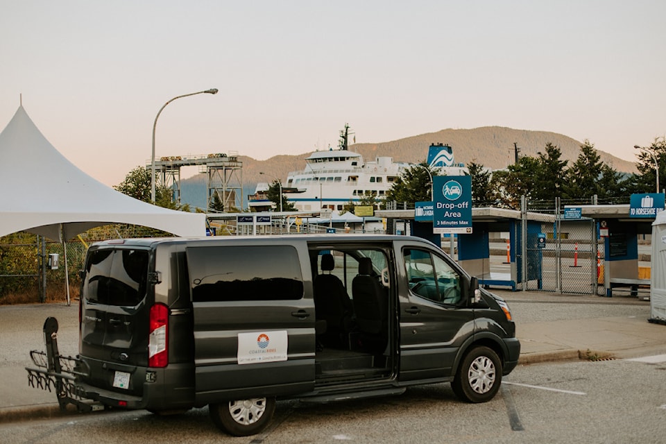 A Coastal Rides vehicle along the B.C. coast.