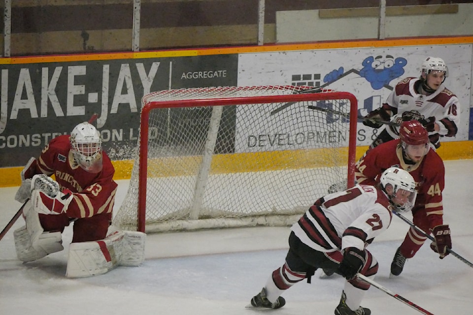 The Revelstoke Grizzlies face the Princeton Posse Saturday, March 22, at the Revelstoke Forum, winning 3-0 to advance to the KIJHL's Okanagan Conference Final.