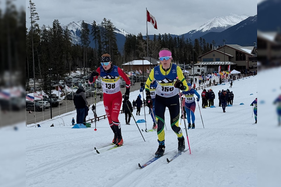 Athletes compete at the Nordiq Canada Ski Nationals in Canmore, Alta., March 2025.