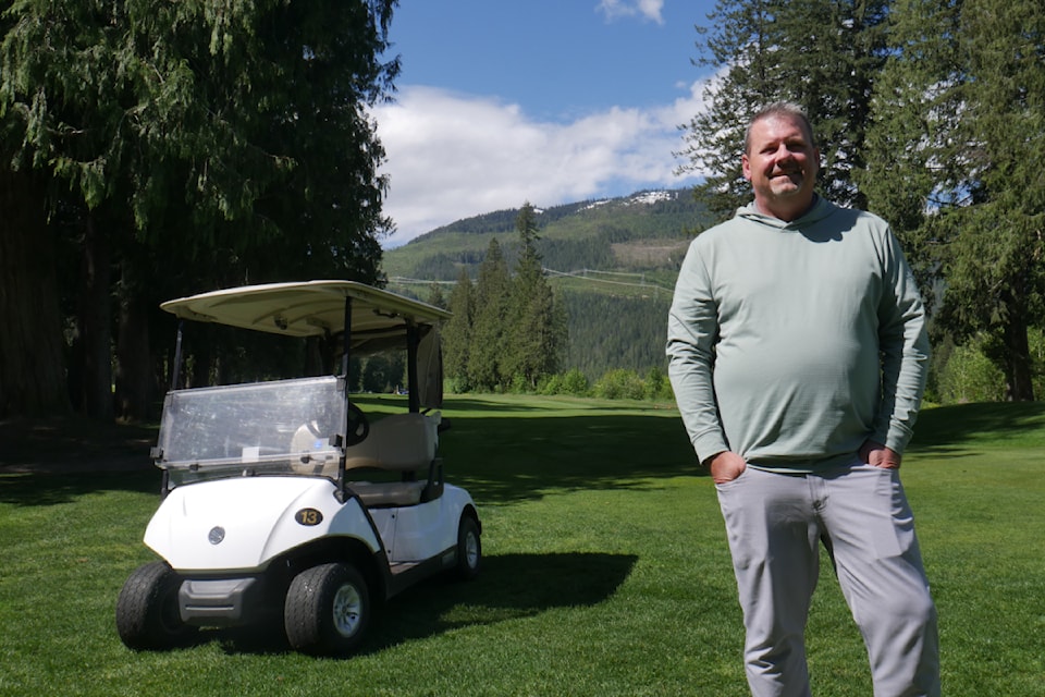 Dean Jackson, general manager for Revelstoke Golf Club, pictured on the links Thursday, May 15.