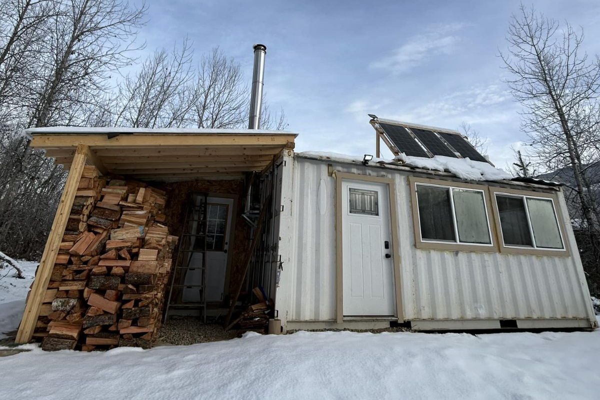 Meet the BC woman who built an off-grid container home for $30K