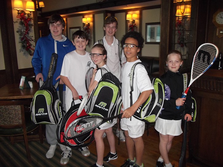 Junior squash team brings home medals from first ever tournament