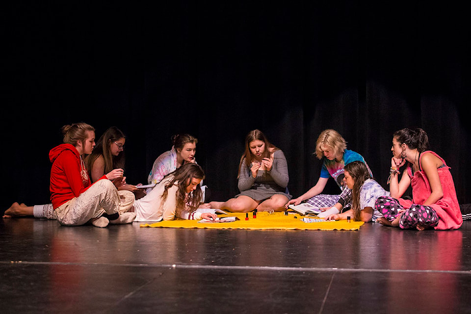 (Jocelyn Doll/Revelstoke Review) Revelstoke Secondary School drama is performing The Unbearable Liteness of Being Teen by Angela Hill June 7 and 8 at the Revelstoke Performing Arts Centre.