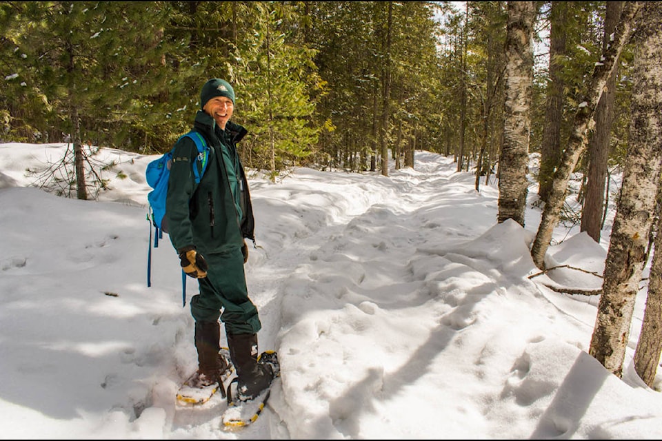 Larry Ivonisko from Parks Canada is the interpretive guide. He knows his stuff well. (Liam Harrap/Revelstoke Review)