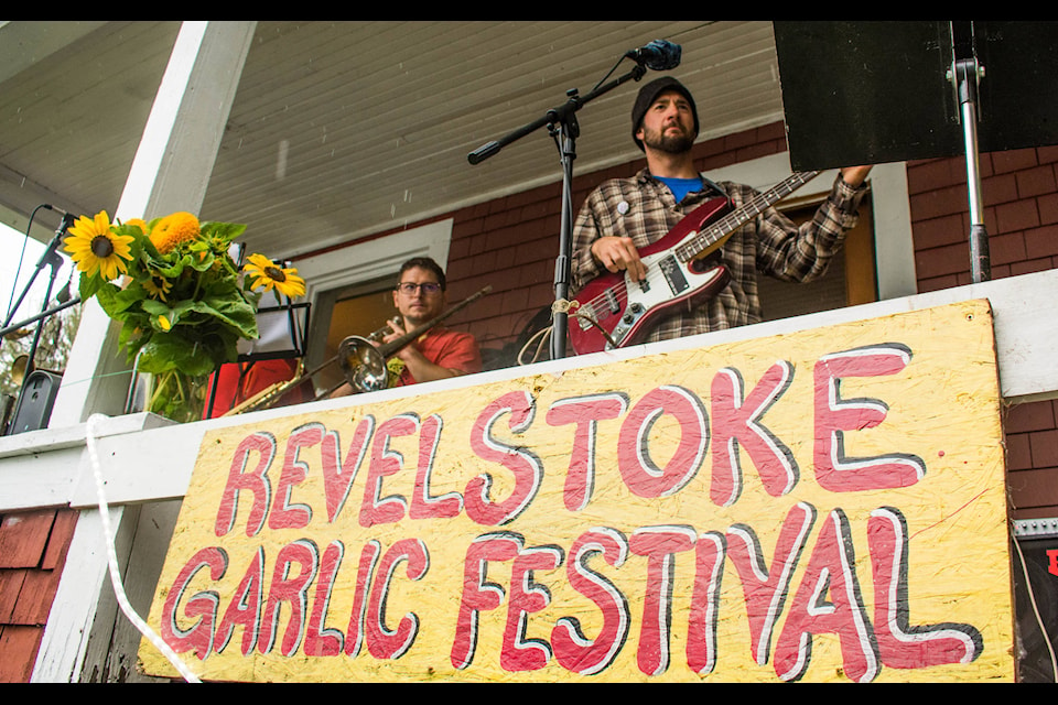 There were multiple musicians at the festival including The Groovineers. (Liam Harrap/Revelstoke Review)