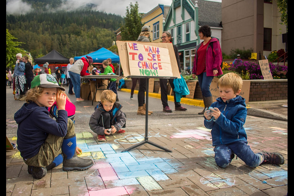 Roughly 400 students attended the event. (Liam Harrap/Revelstoke Review)
