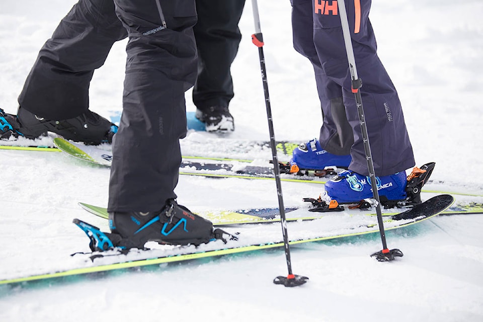 Couples were married or renewed their vows at Revelstoke Mountain Resort Feb. 14 for free. Some did the ceremony in their skis while others wore their wedding best. (Jocelyn Doll/Revelstoke Review)