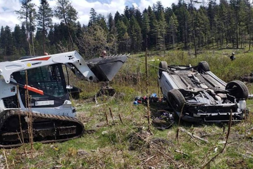 Okanagan Forest Task Force clean up took place on May 9 along Postill Lake Road