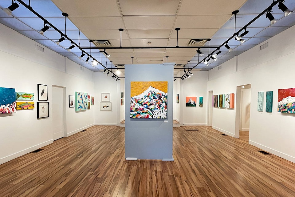 The main gallery currently features Wonder Wander by Cher Van Overbeke and Estée Sylvester. (Contributed-Revelstoke Visual Arts Centre)