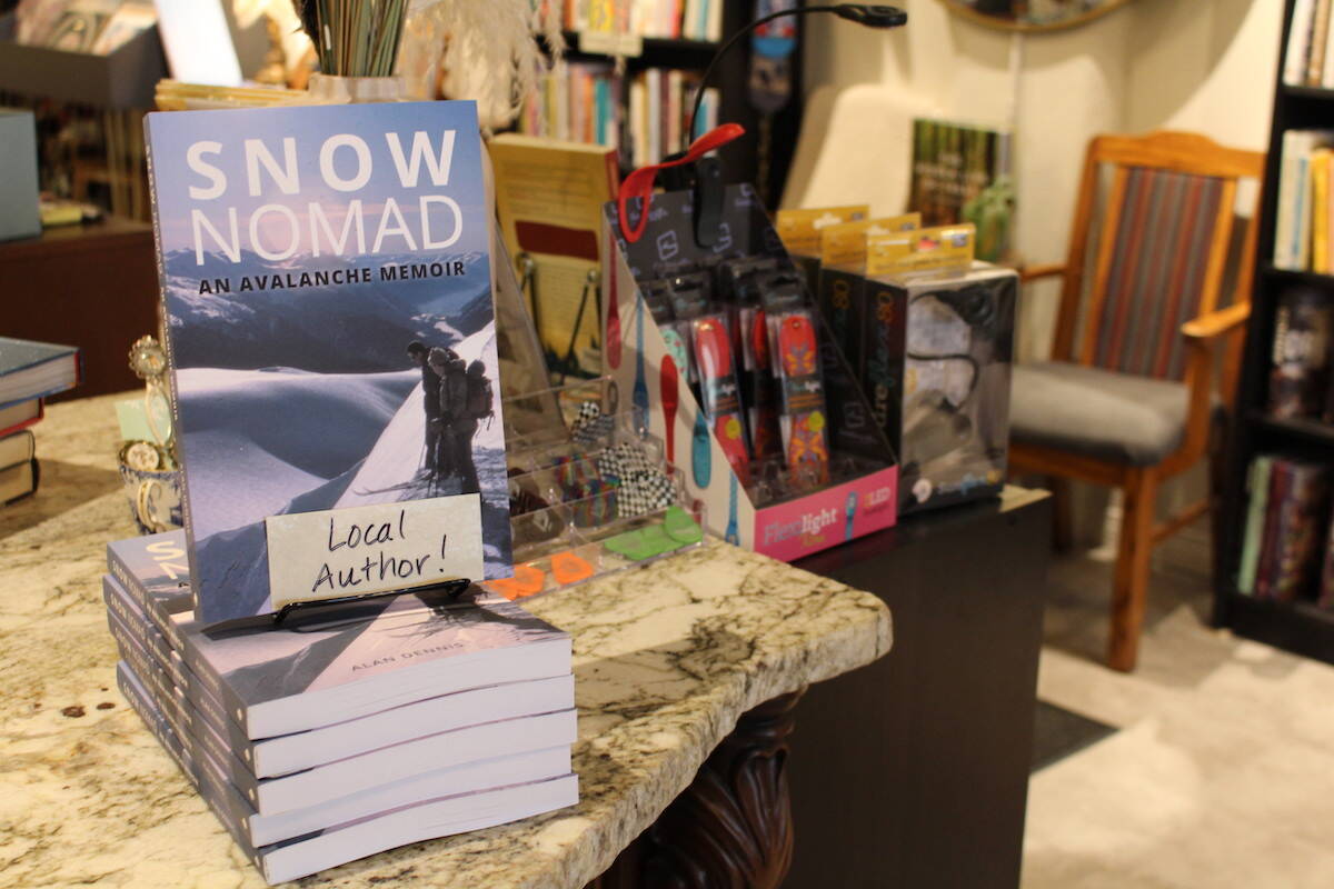 Snow Nomad on display at Fable Book Parlour in Revelstoke. (Josh Piercey/Revelstoke Review)