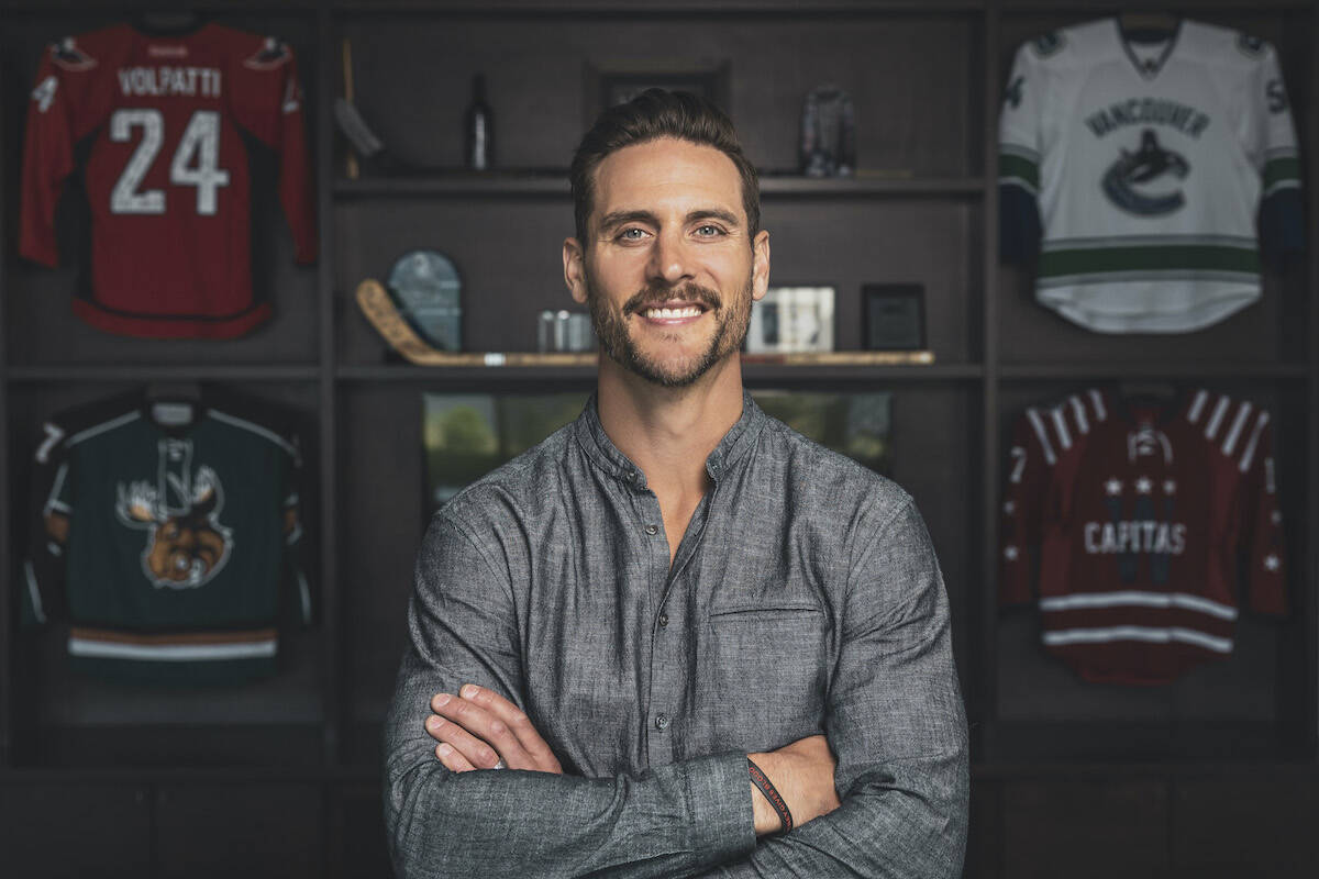 Aaron Volpatti, born and raised in Revelstoke, is far and away the most successful hockey player the town has ever produced. He played five seasons in hockeys biggest league for the Vancouver Canucks and the Washington Capitals. (Contributed by Aaron Volpatti)