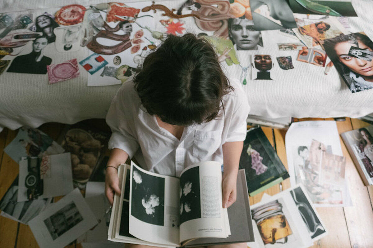 Janna Yotte working on a project. (Alex Tran)