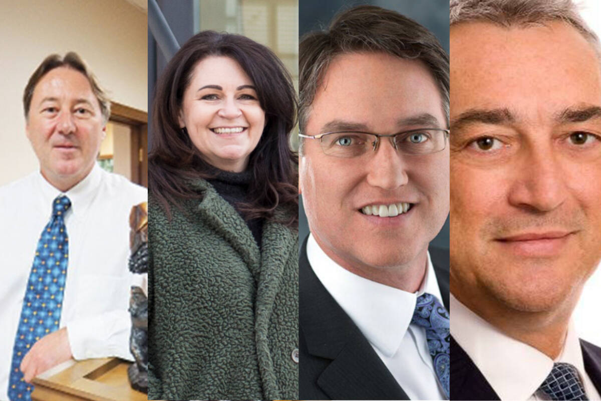 Allan Chabot, Dawn Low, Chris Marshall, and Ron Mattiussi have all held the position of CAO at the City of Revelstoke since 2019. (Josh Piercey/Revelstoke Review)