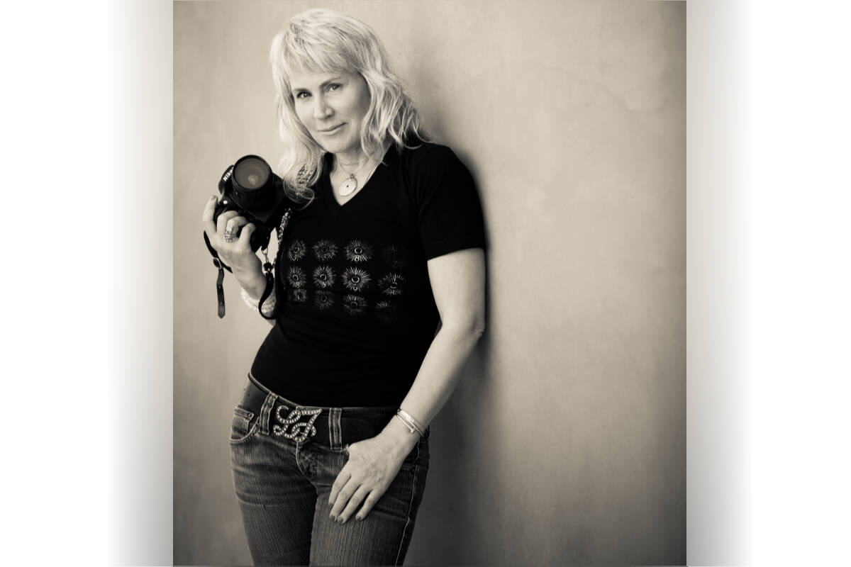 Lisa S. Johnson promoted her book, Immortal Axes: Guitars That Rock, in Penticton and Kelowna this past week. (Photo- Courtesy of Lisa S. Johnson)
