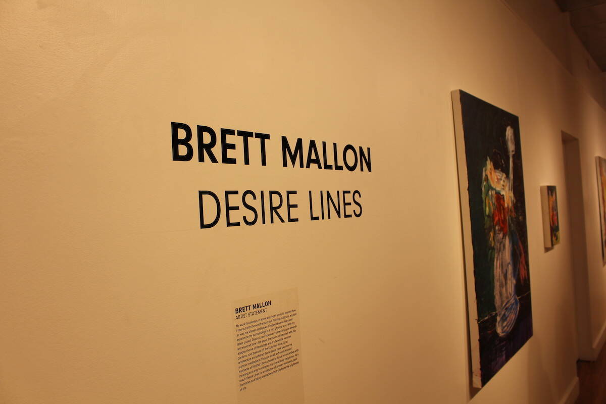 Brett Mallons Desire Lines exhibit is on display at the Revelstoke Visual Arts Centre (Zachary Delaney)