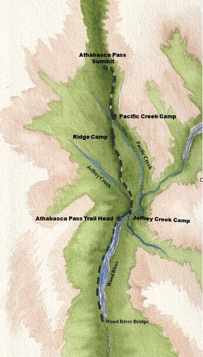 A map of the region. (Donna Naprstek)