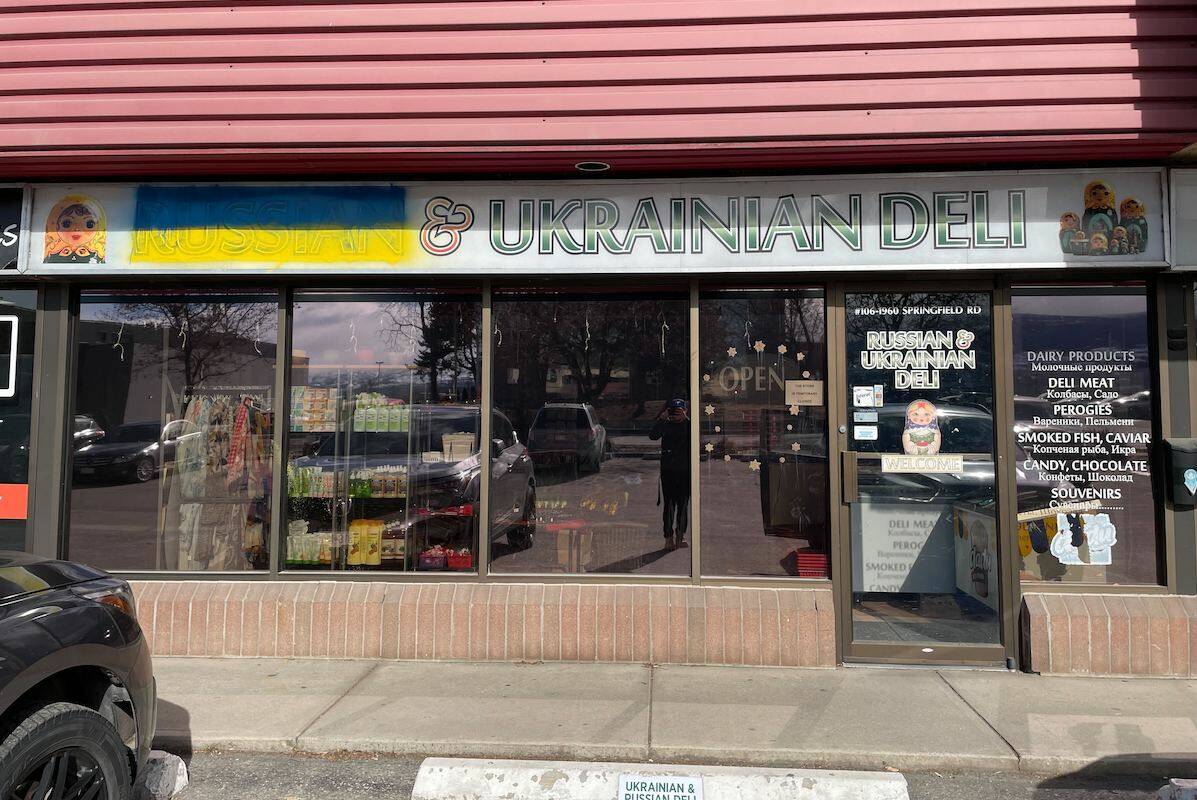 Russian and Ukrainian Deli in Kelowna vandalized Revelstoke Review