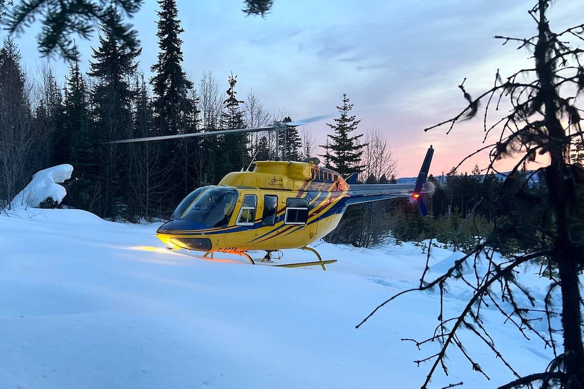 Three hikers and their dogs had to be rescued from High Rim Trail in Lake Country using a helicopter and snowmobile. (Photo/COSAR)