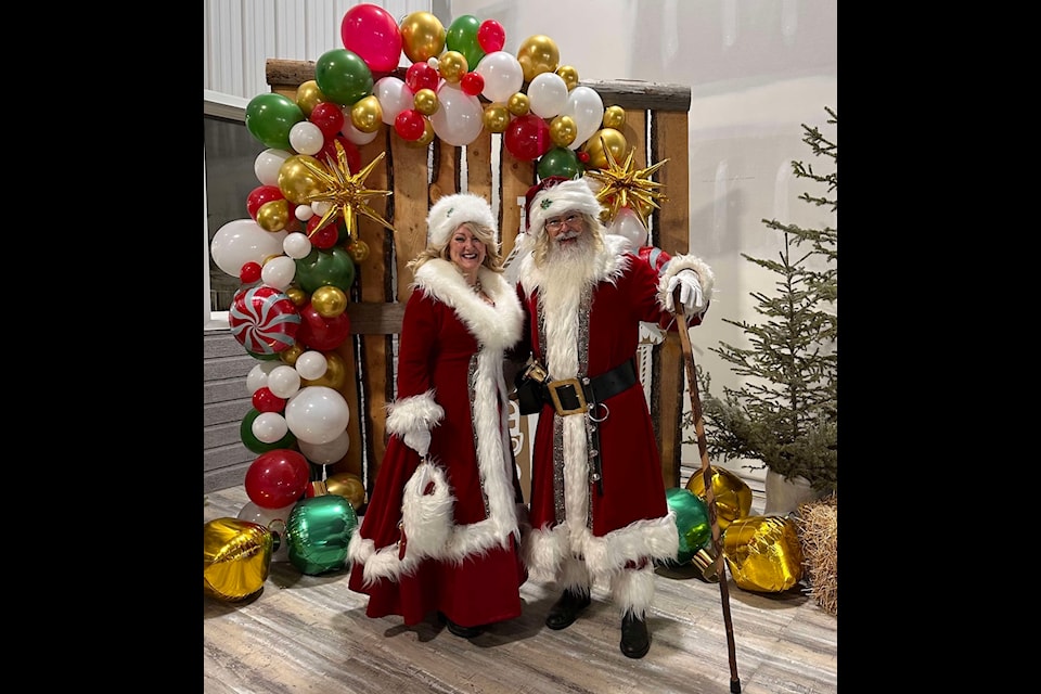 Families enjoyed Breakfast With Santa Nov. 23 at the Rimbey Agrim Centre. (Photo by Lena May, Rimbey Elementary School Parent Council Member and Volunteer)