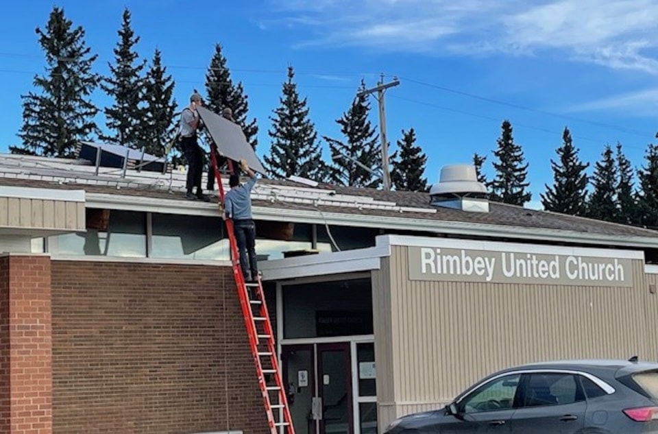 Rimbey United Church went green, upgrading their carbon emissions and energy use. (Photos supplied by Rimbey United Church)