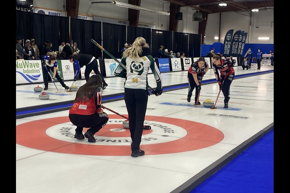 The Alberta Women's Curling Championship is in its second to last day, with the final announced tomorrow night. (Photo by Leah Bousfield)