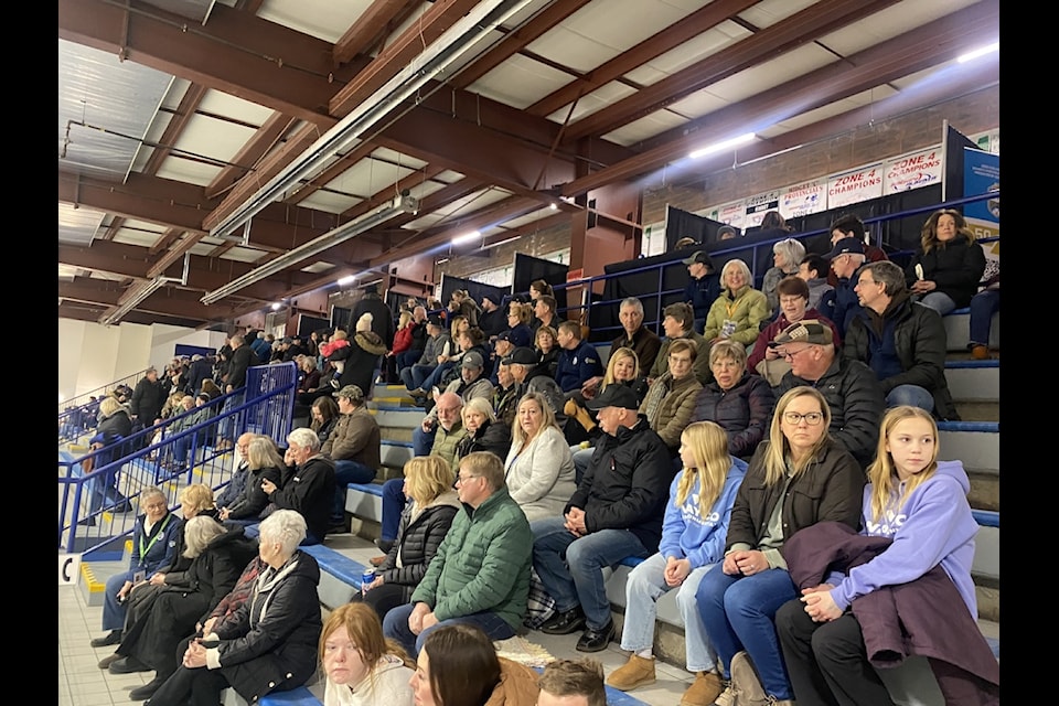 The crowd turnout has been strong at the Alberta Women's Curling Championship. (Photos by Leah Bousfield)