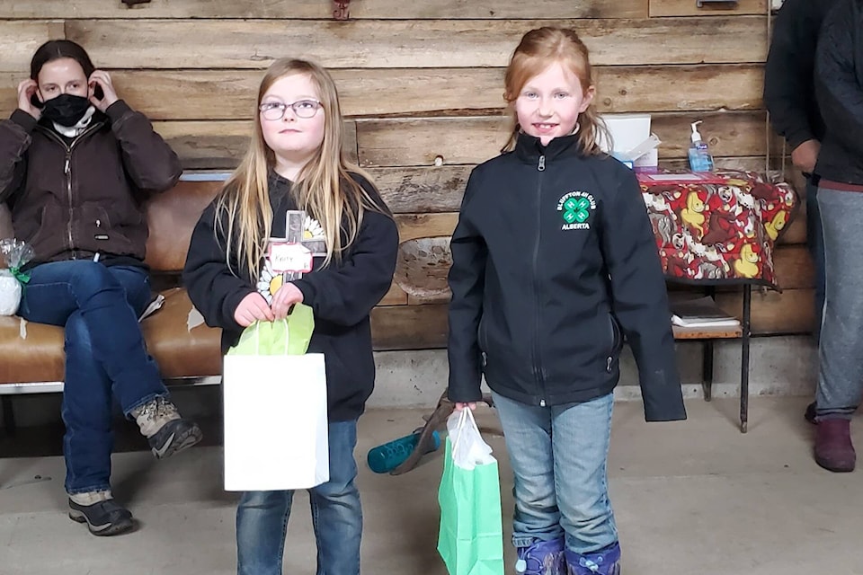 Cleaver winners, the first place winner was Kenna Vermette from Bluffton and second place was awarded to Kaity Hofmann from Rimbey. (submitted)