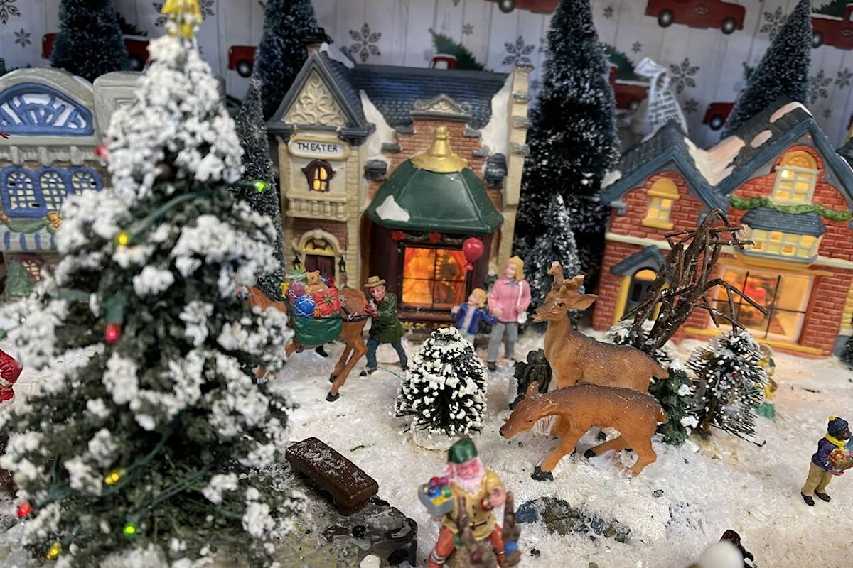 Huge Christmas Village set up in Marina building at Sandy Point