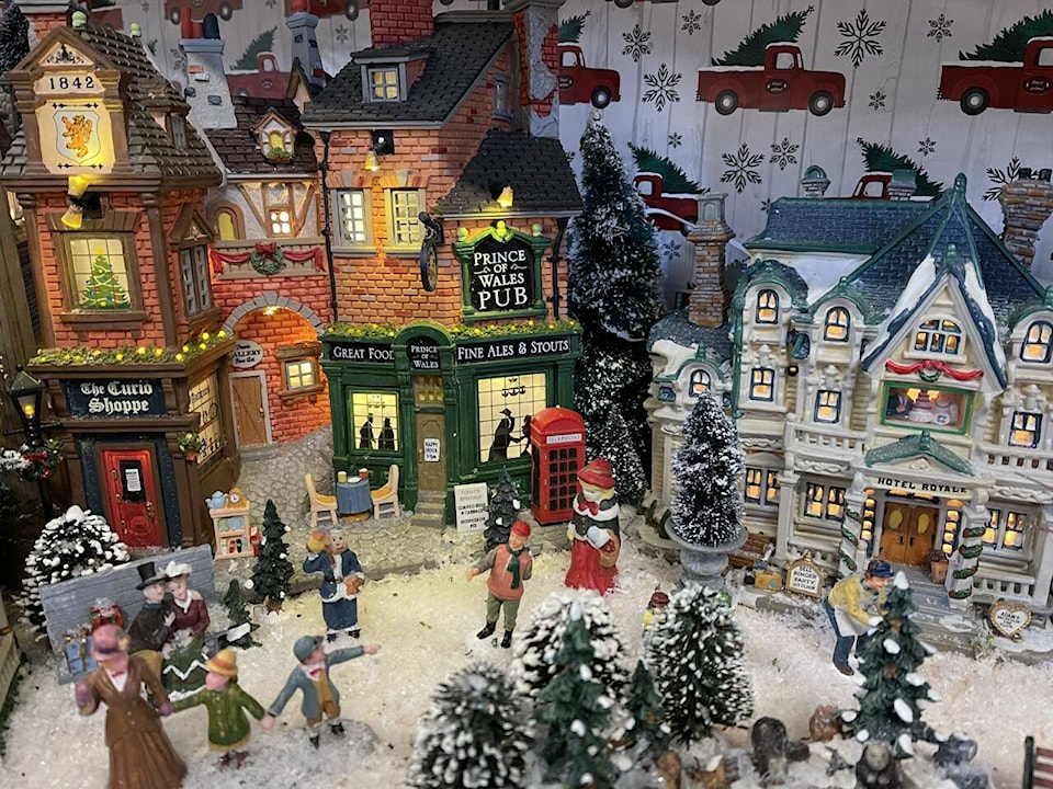 Huge Christmas Village set up in Marina building at Sandy Point
