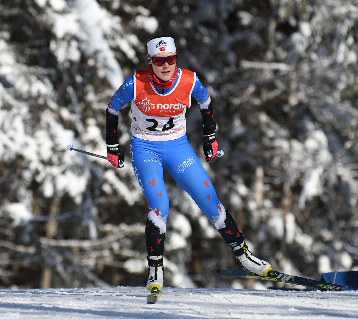 Black Jack skier Jasmine Drolet skied to two second place finishes at the World Junior Trials.