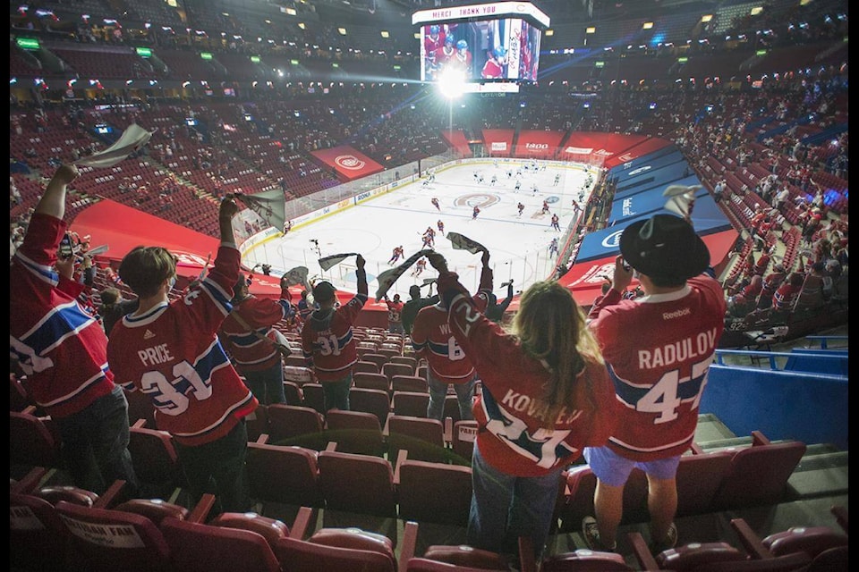 More than just a hockey game NHL fans return to the Bell Centre