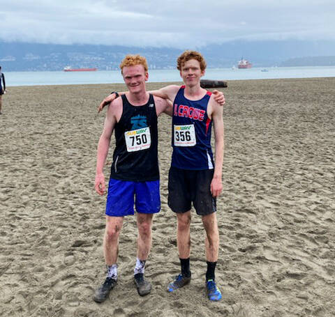 J. L. Crowe runner Jaxon Kuchar and Seven Summits athlete Cooper Legler.