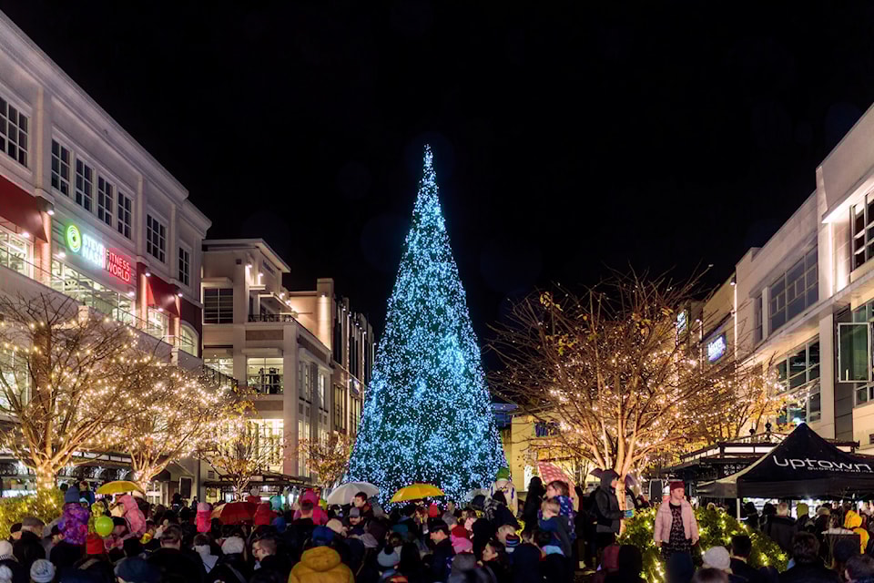 Light up takes place at Uptown Shopping Centre Saturday, Nov. 23 between 5 and 8 p.m.
