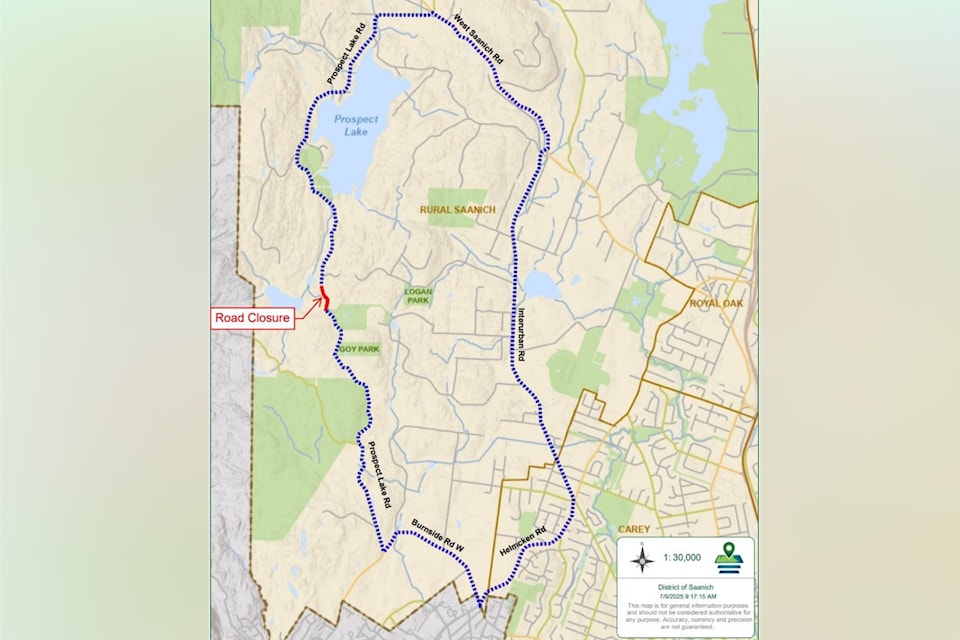 prospect-lake-road-closure