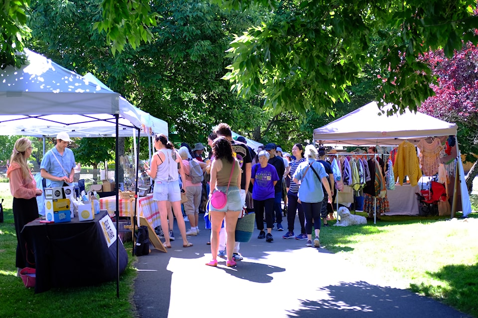 The first-ever PKOLS Market drew a strong turnout at Lambrick Park on the morning of June 29, 2025.