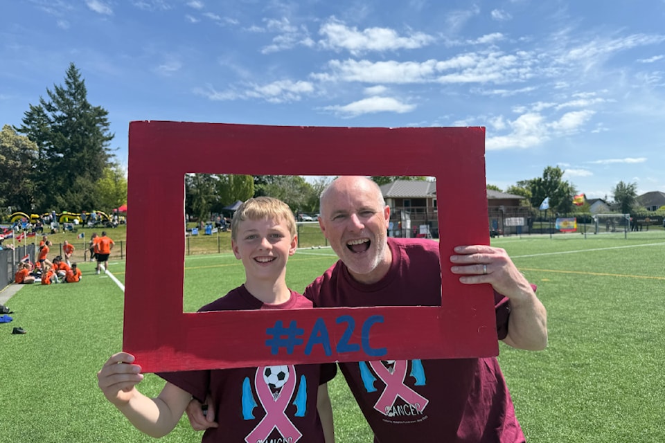 Camaraderie and fun are key to the fundraising soccer event Anneswer to Cancer in Saanich.