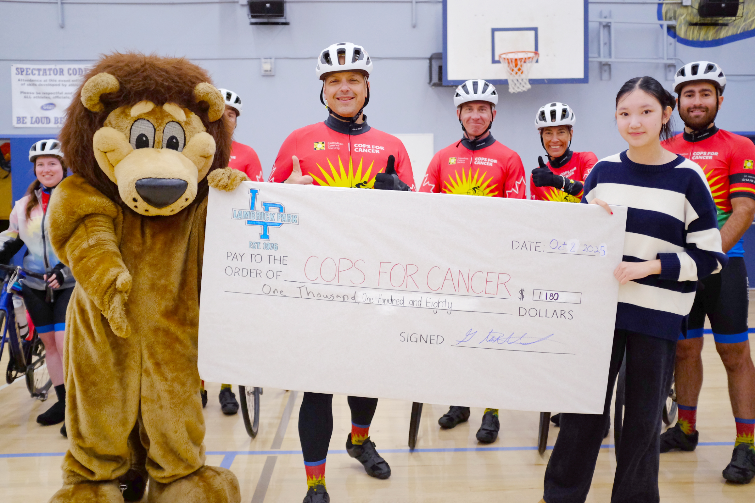 ‘Those guys are leaders’: Tour de Rock stops at Saanich’s Lambrick Park