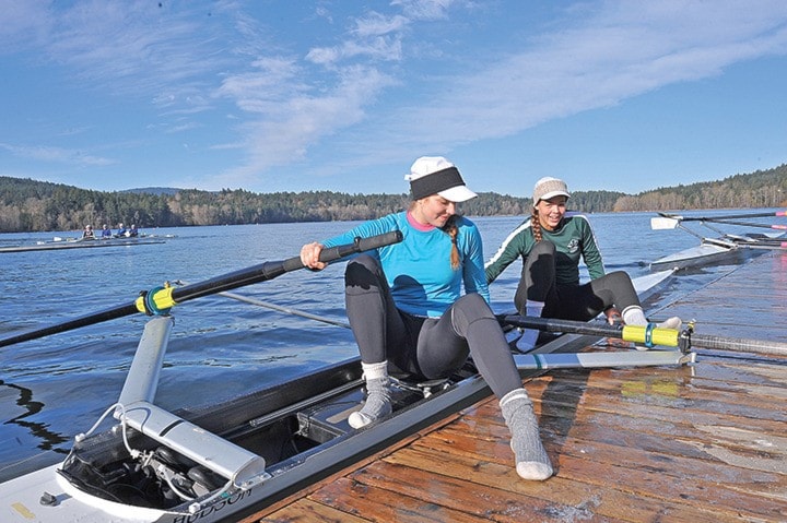 Elk Lake rowing