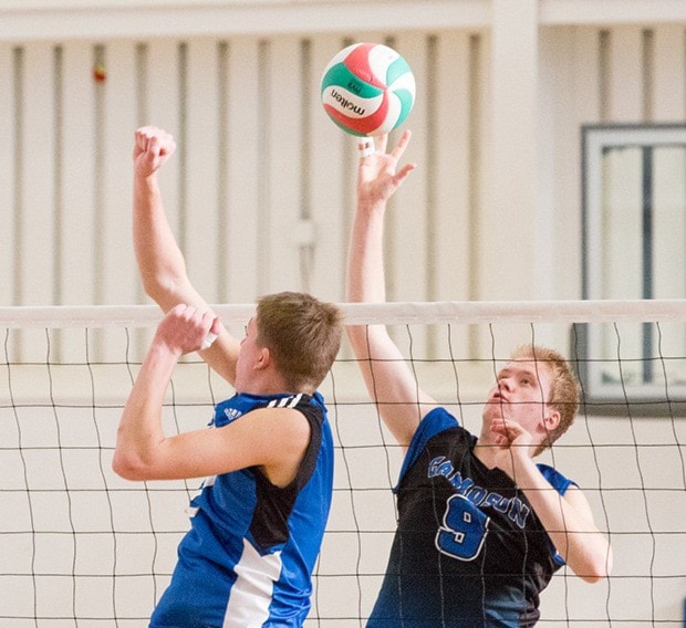 Jacob Zinn/News Staff - The Camosun Chargers' Curtis Westra spik