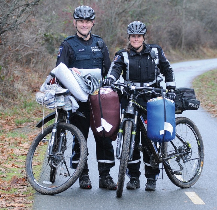 Saanich Bike Cops Christmas 1